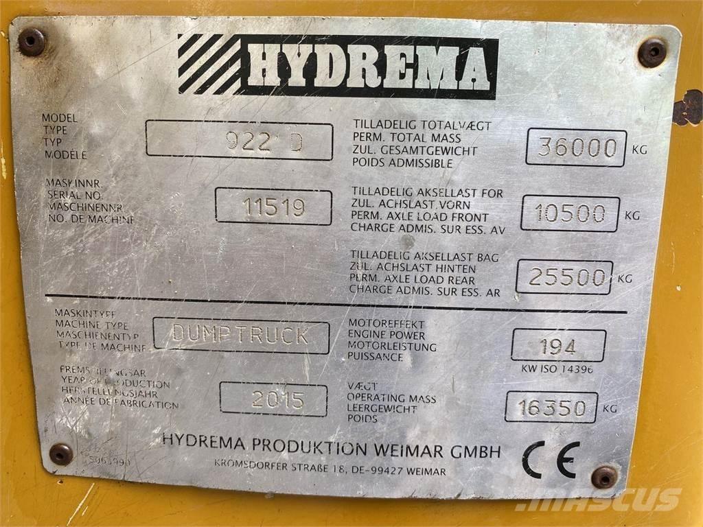Hydrema 922D Mini pašizgāzēji