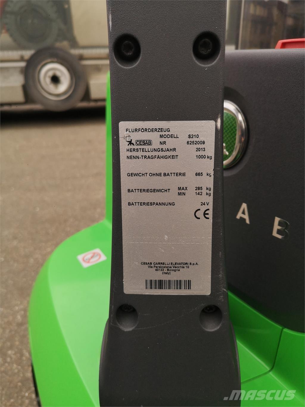 Cesab S210 Pašgājēji krautnētāji