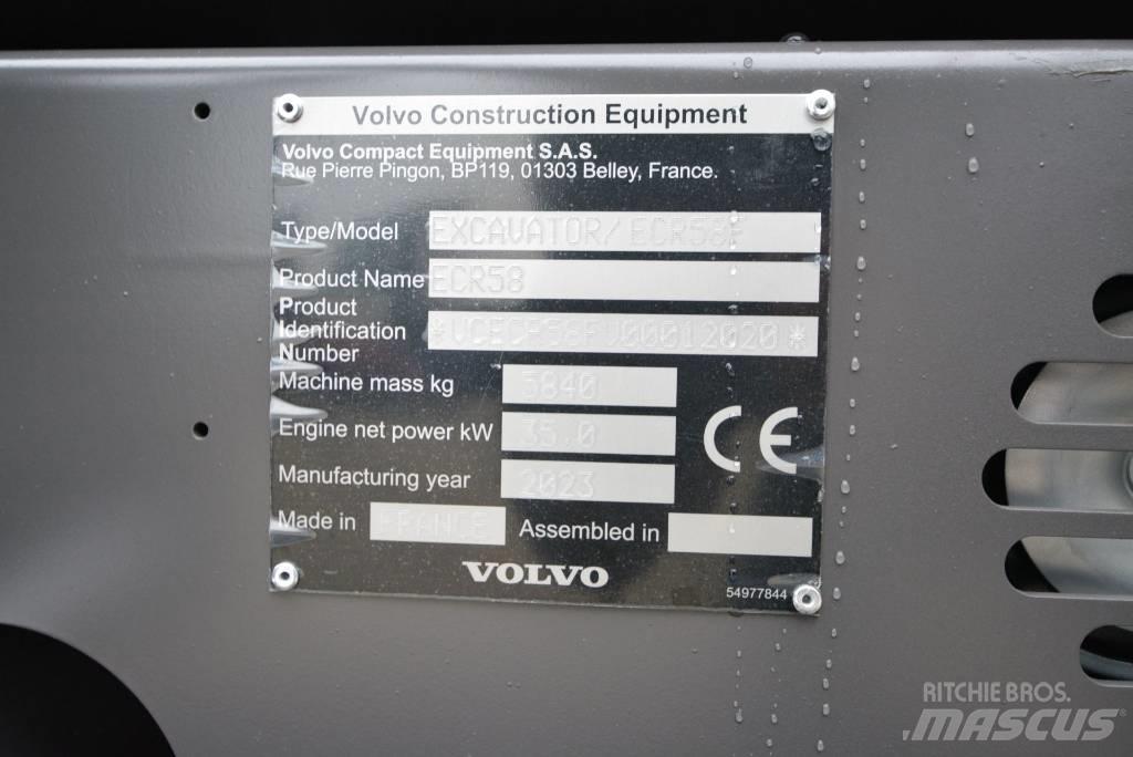 Volvo ECR 58 F Mini ekskavatori < 7 t