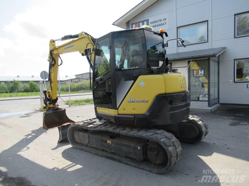 Yanmar SV 100-2A Vidēja lieluma ekskavatori 7 t - 12 t