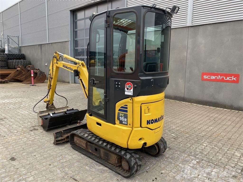 Komatsu PC16R-3HS Ekskavatori uz riteņiem