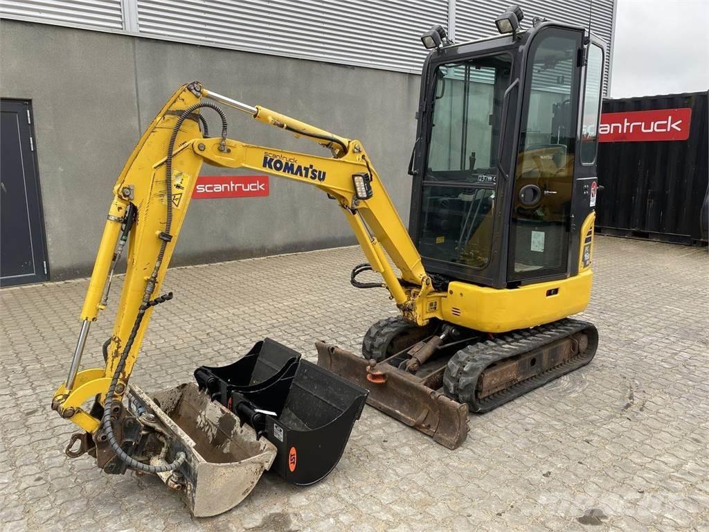 Komatsu PC16R-3HS Ekskavatori uz riteņiem