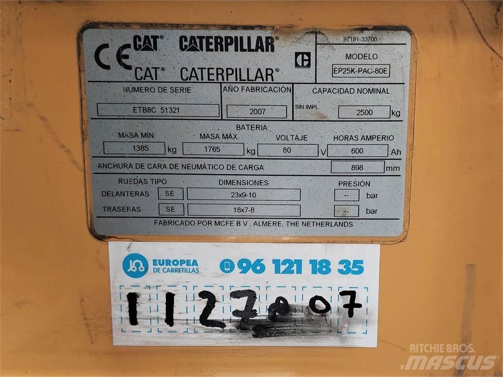 CAT EP25K PAC Elektriskie iekrāvēji