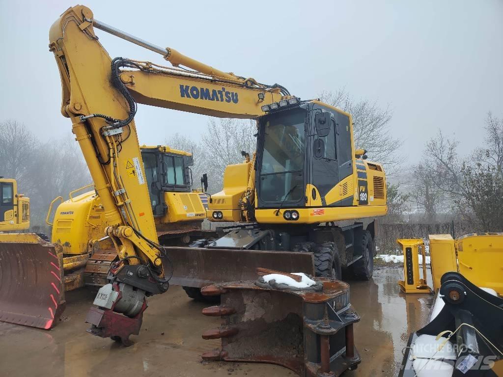 Komatsu PW180-11 Ekskavatori uz riteņiem
