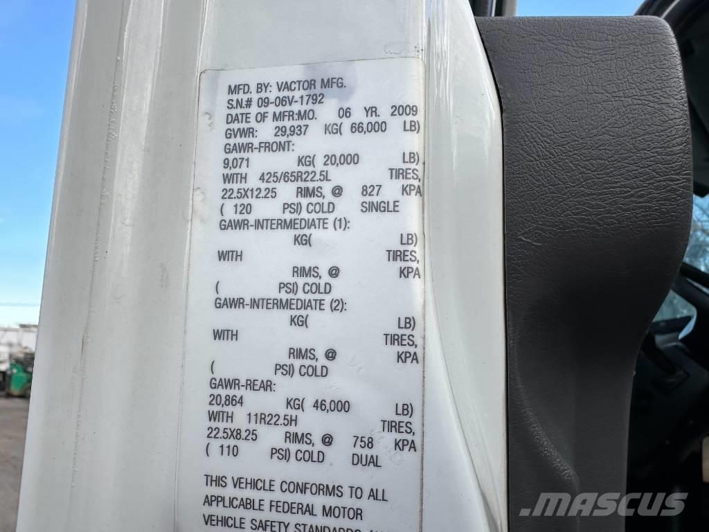 International 7500 Kombinētās vakumsūkņa mašīnas