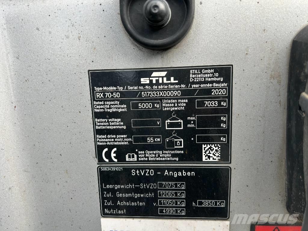 Still RX70-50/600 Tehnika ar dīzeļa dzinēju