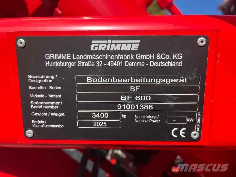 Grimme BF Kartupeļu tehnika - Citi