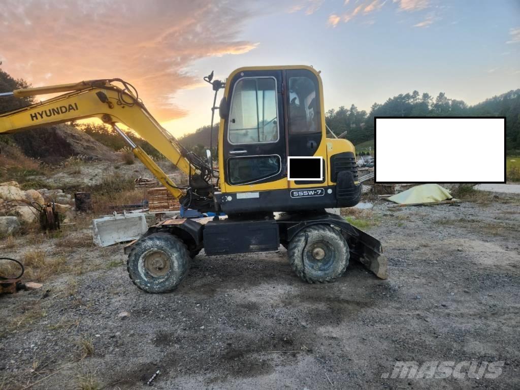 Hyundai Robex 55 W-7 Ekskavatori uz riteņiem