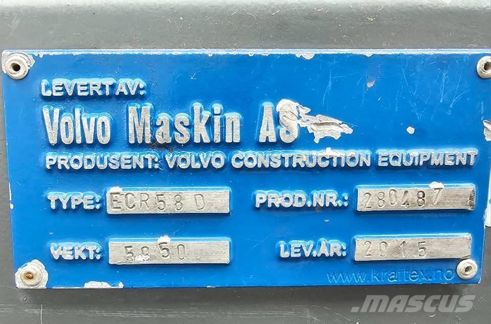 Volvo ECR 58 D Mini ekskavatori < 7 t