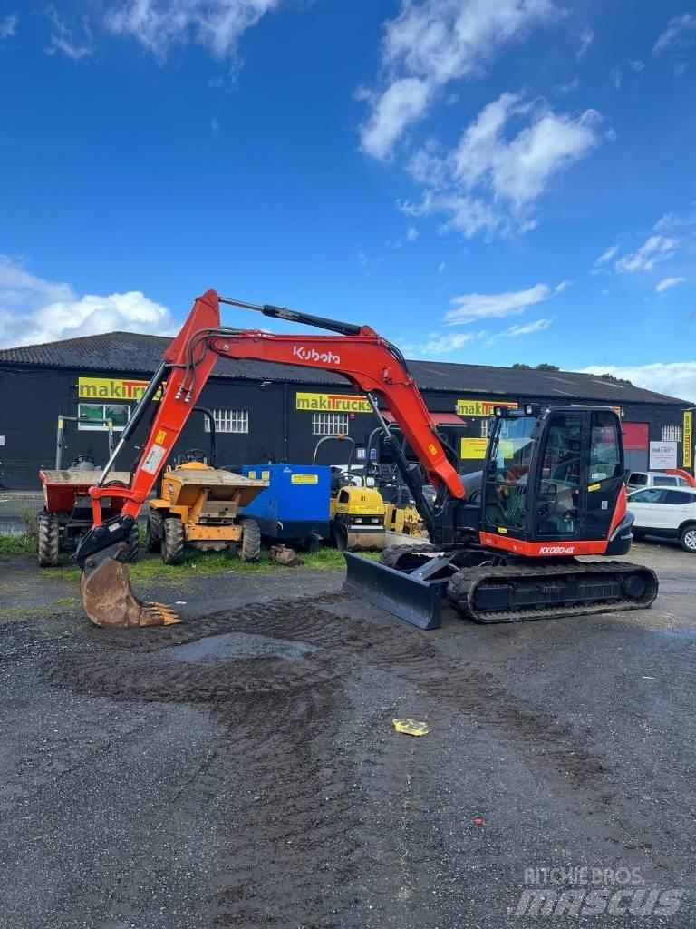 Kubota KX 080-4a Vidēja lieluma ekskavatori 7 t - 12 t