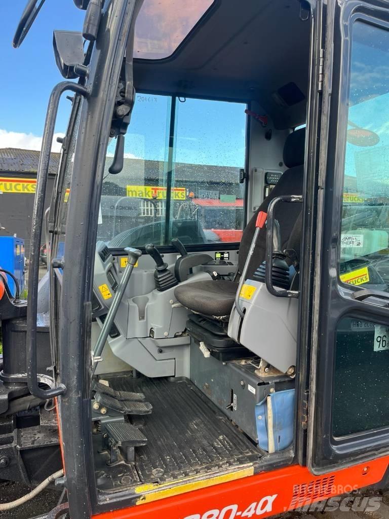 Kubota KX 080-4a Vidēja lieluma ekskavatori 7 t - 12 t