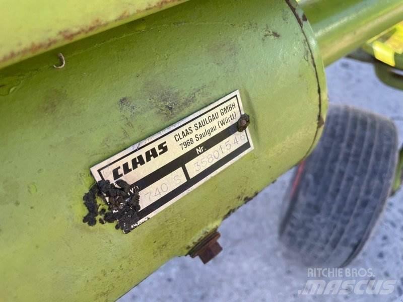 CLAAS 740 S Grābekļi un siena ārdītāji