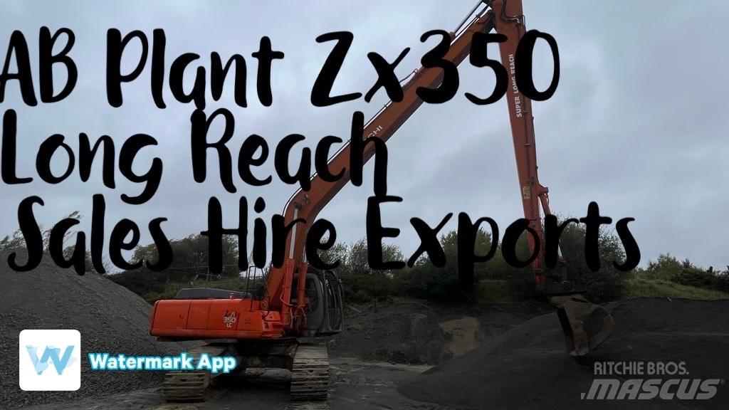 Hitachi ZX 350 LL Kāpurķēžu ekskavatori