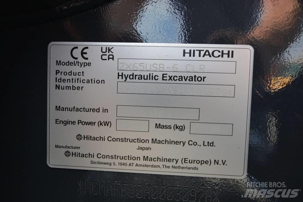 Hitachi ZX 65 USB-6 Mini ekskavatori < 7 t