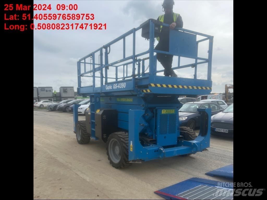 Genie GS 4390 Šķerveida pacēlāji