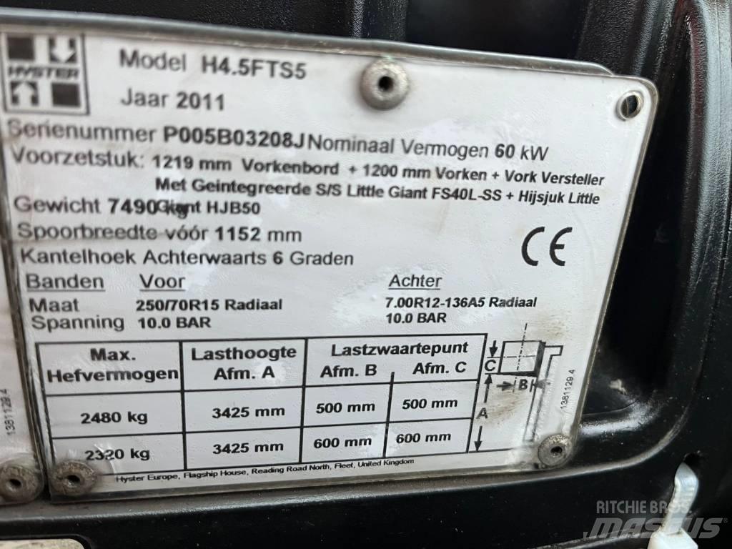 Hyster H4.5 Tehnika ar dīzeļa dzinēju