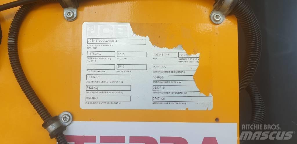 JCB 437 Iekrāvēji uz riteņiem