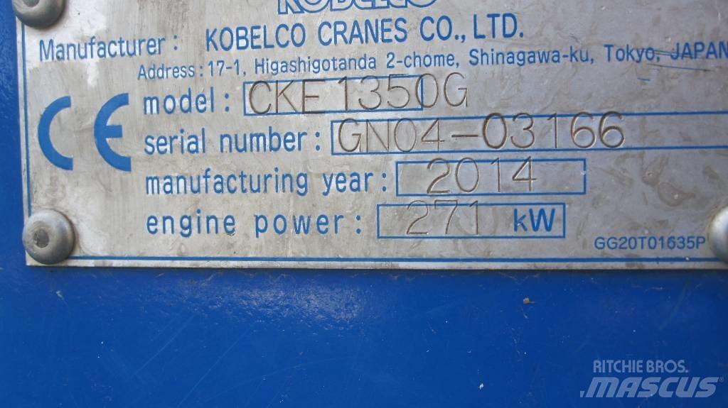 Kobelco CKE1350G Kāpurķēžu ceļamkrāni
