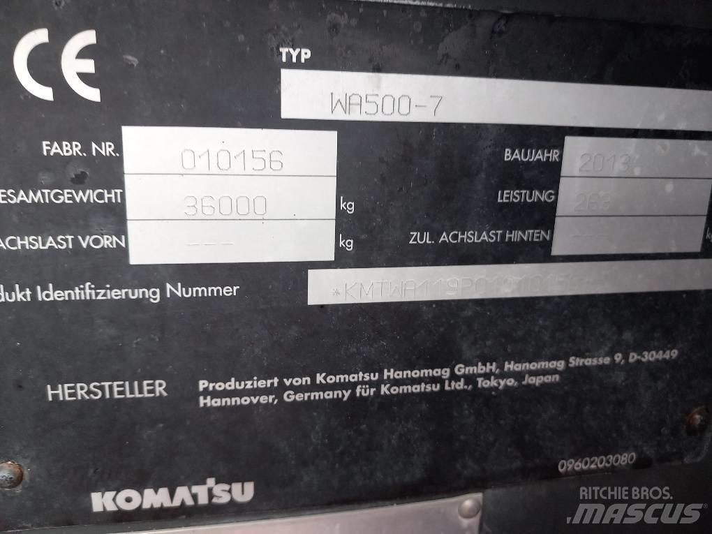 Komatsu WA500-7 Iekrāvēji uz riteņiem