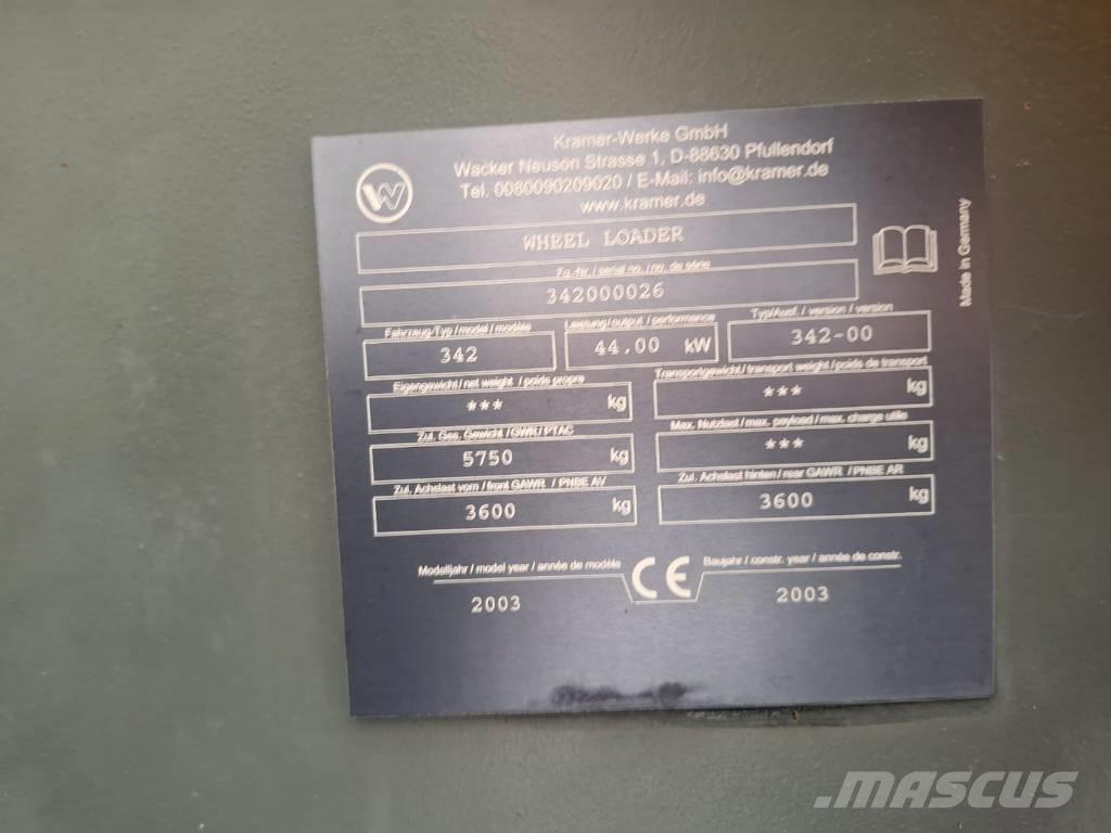 Kramer 380 Iekrāvēji uz riteņiem