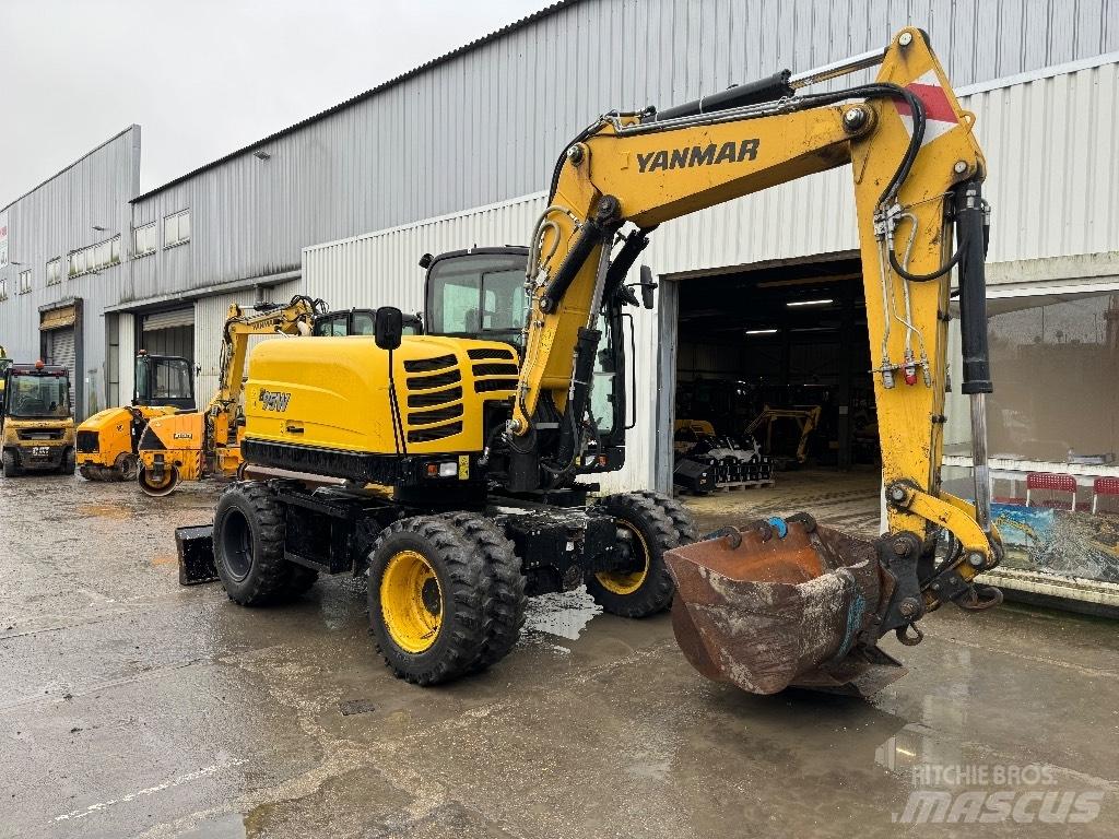 Yanmar B95W (40408) Ekskavatori uz riteņiem