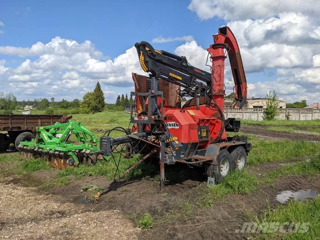 Jensen JT600Z Koksnes šķeldotāji