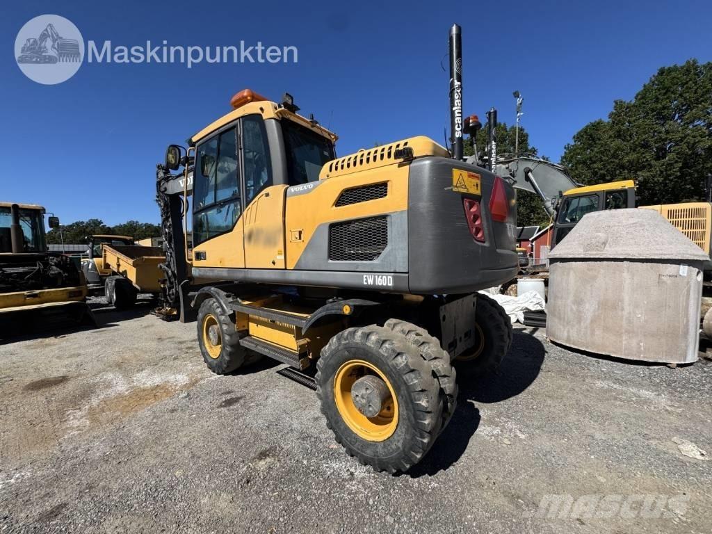 Volvo EW 160 D Ekskavatori uz riteņiem