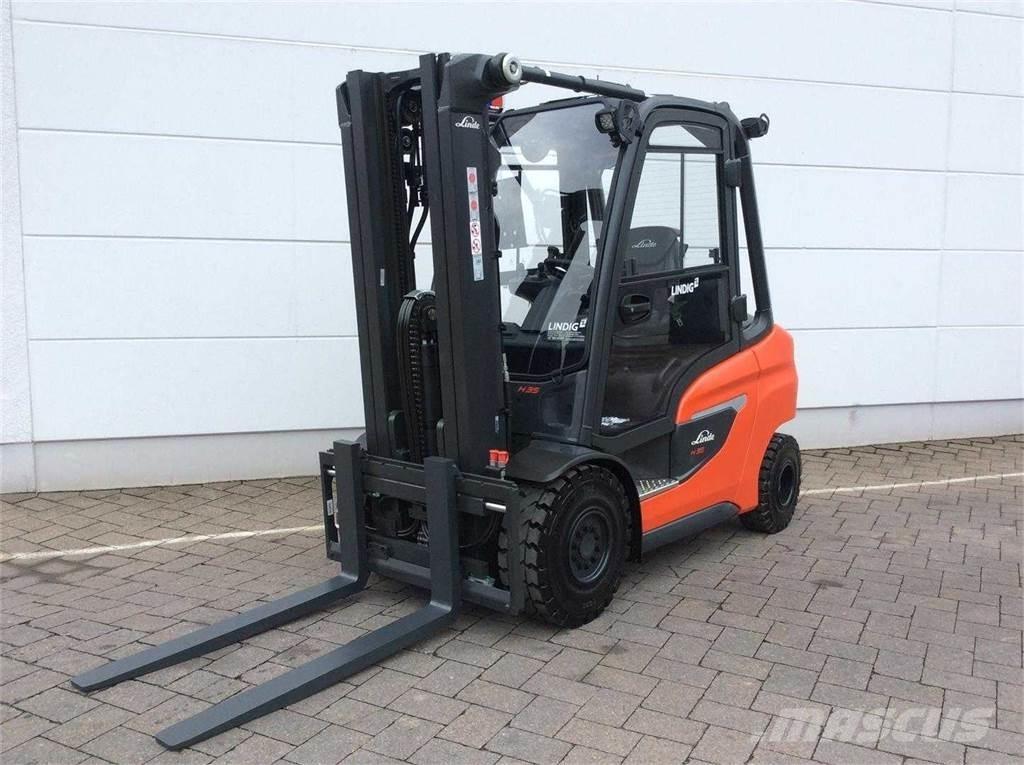 Linde H35D Tehnika ar dīzeļa dzinēju