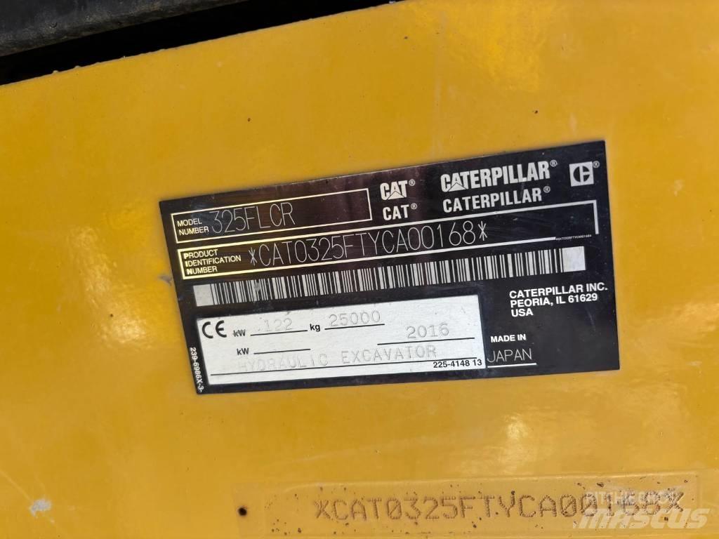 CAT 325 FL CR Kāpurķēžu ekskavatori