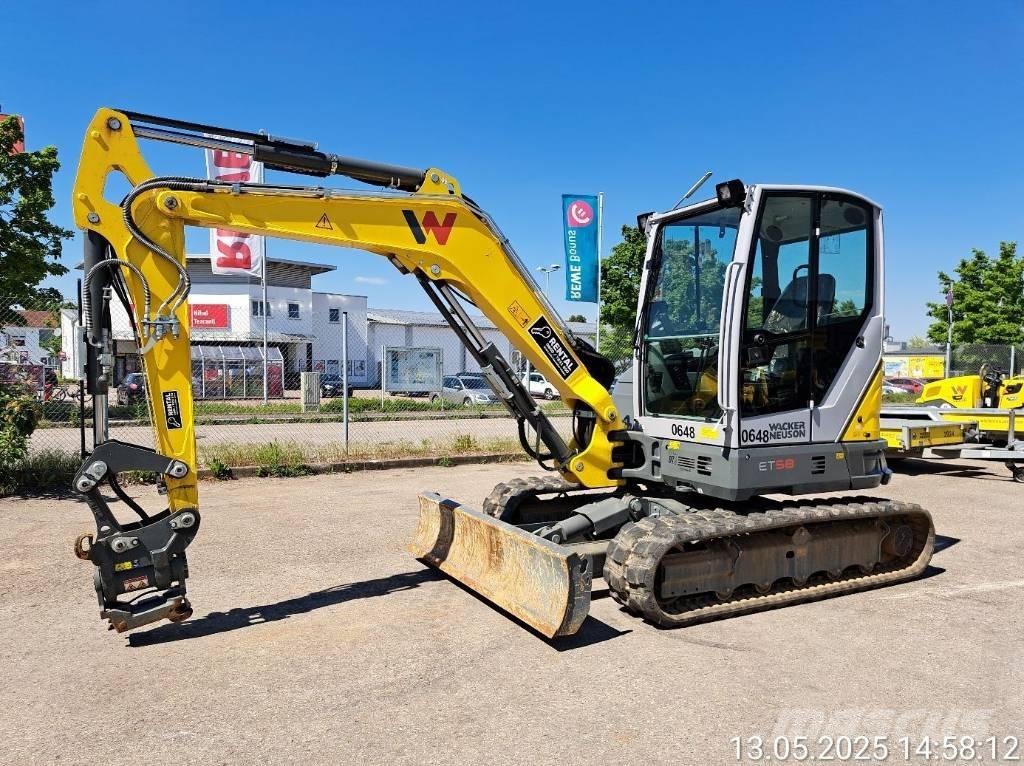 Wacker Neuson ET58 Kāpurķēžu ekskavatori