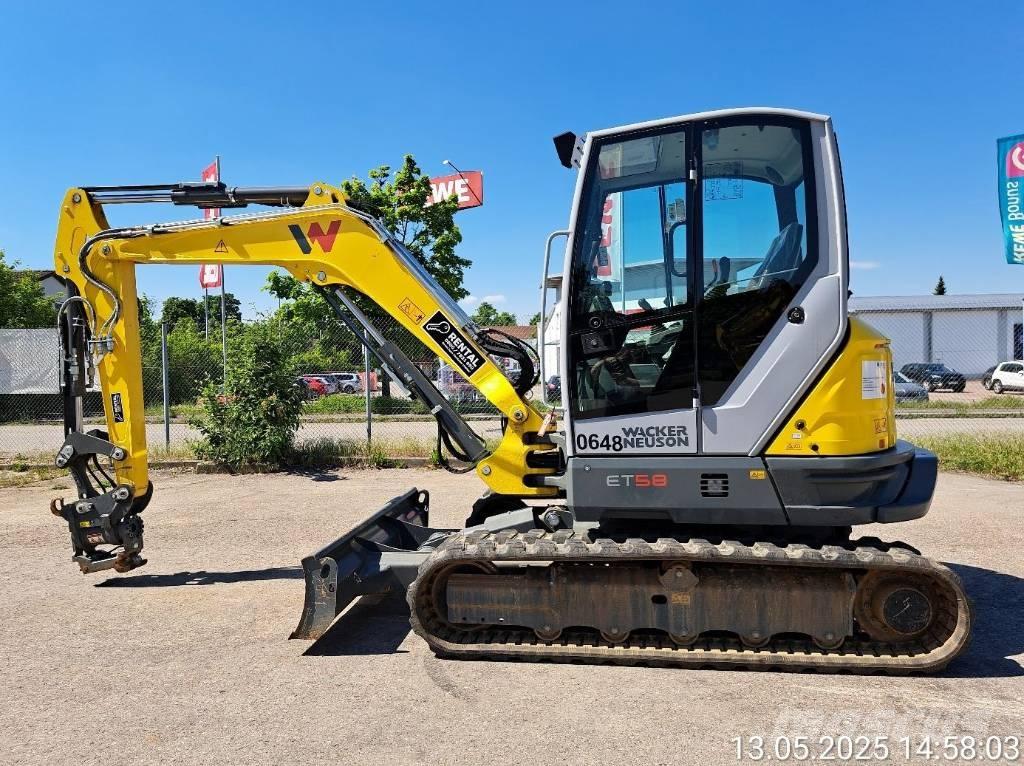 Wacker Neuson ET58 Kāpurķēžu ekskavatori