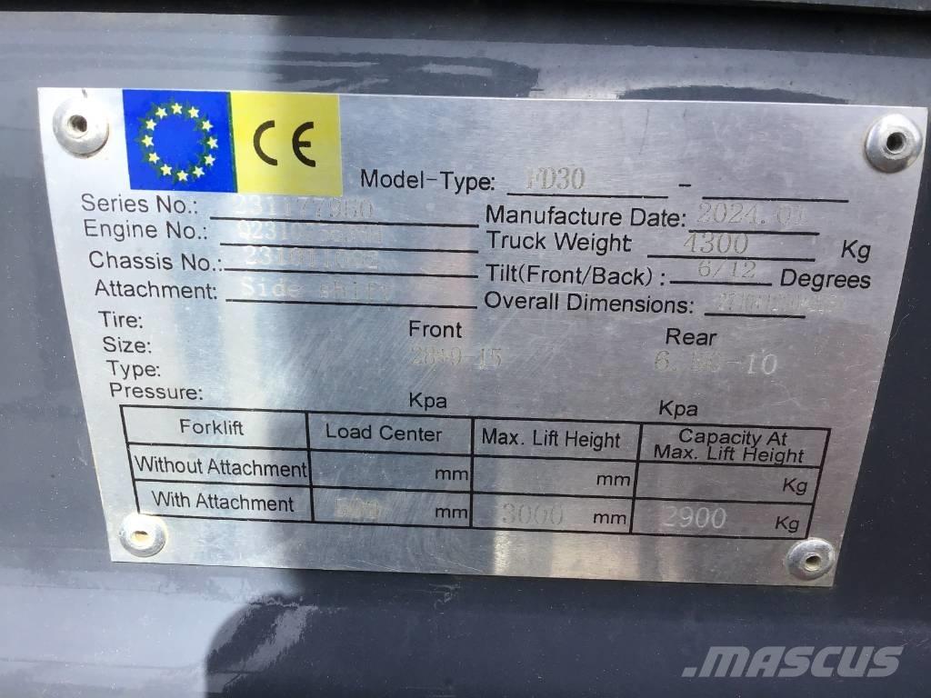  surestac FD30J Tehnika ar dīzeļa dzinēju