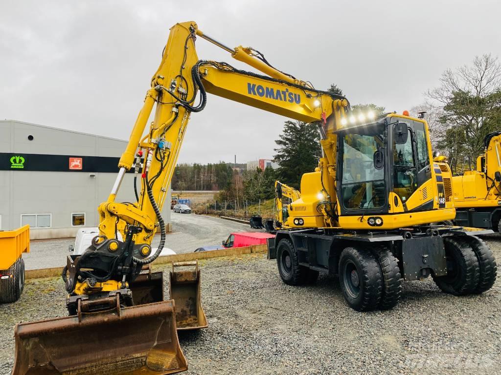 Komatsu PW148-11 Ekskavatori uz riteņiem