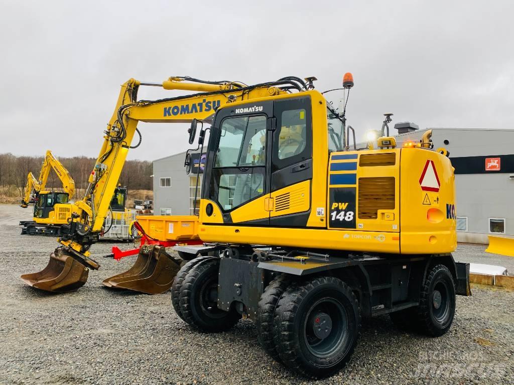 Komatsu PW148-11 Ekskavatori uz riteņiem