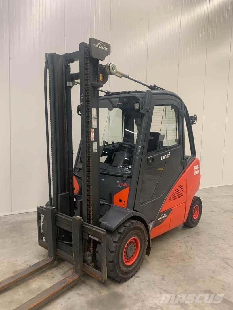 Linde H30D Tehnika ar dīzeļa dzinēju