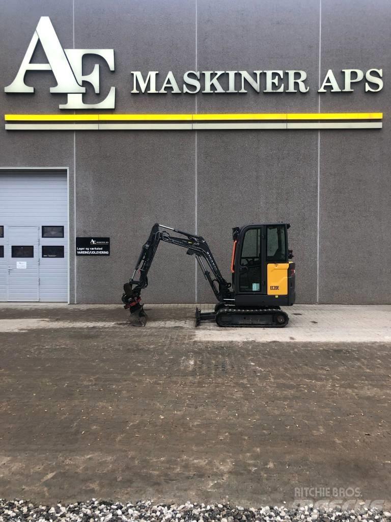 Volvo EC20E Kāpurķēžu ekskavatori