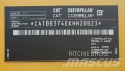CAT 374 Kāpurķēžu ekskavatori
