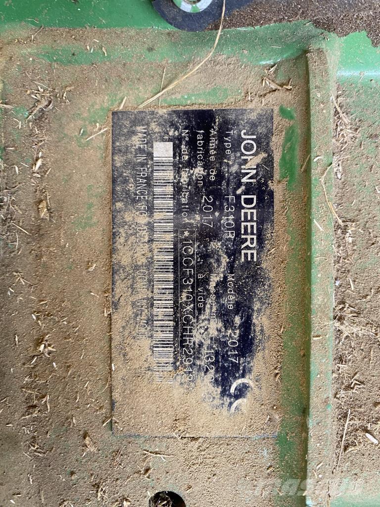 John Deere F 310 R Piekabināmās pļaujmašīnas