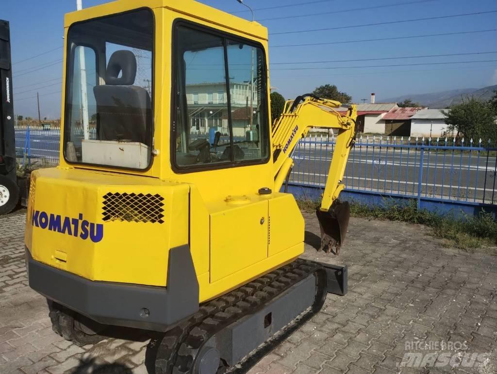 Komatsu PC 10 Kāpurķēžu ekskavatori