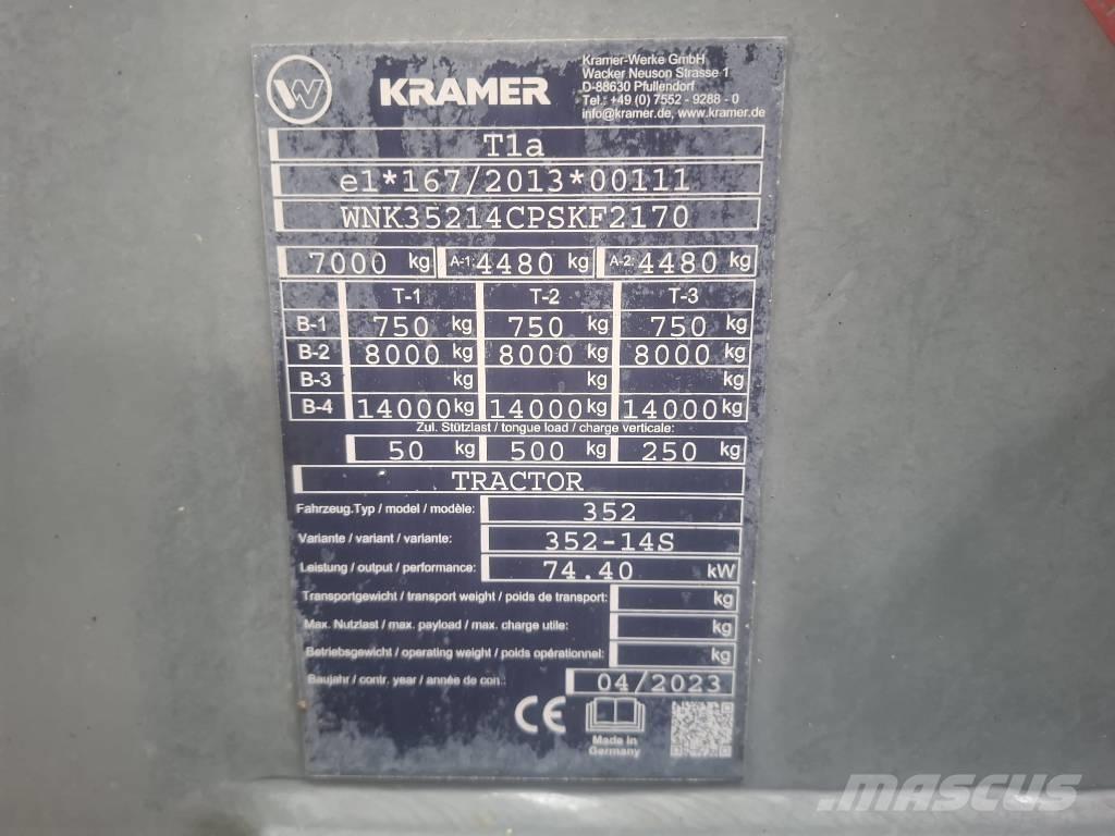 Kramer 8115 Iekrāvēji uz riteņiem