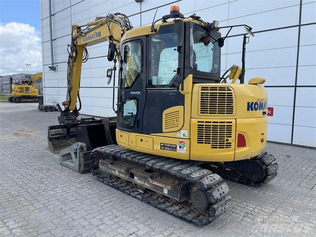 Komatsu PC88MR-10 Ekskavatori uz riteņiem