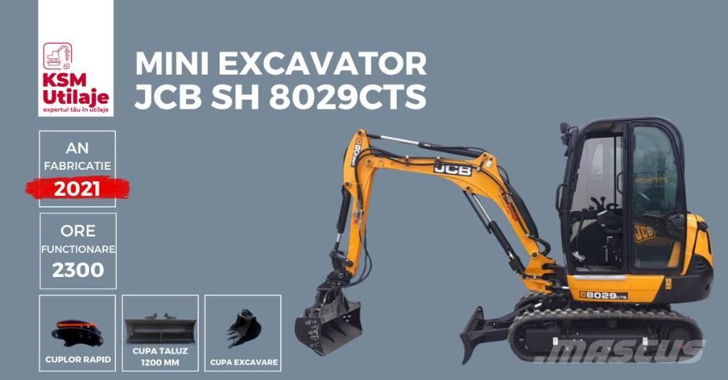 JCB 8029 CTS Mini ekskavatori < 7 t