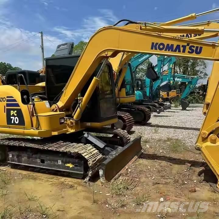 Komatsu PC 70 Kāpurķēžu ekskavatori