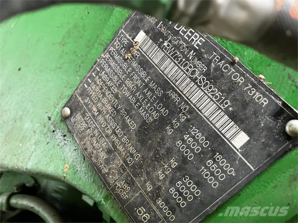 John Deere 7310R Traktori