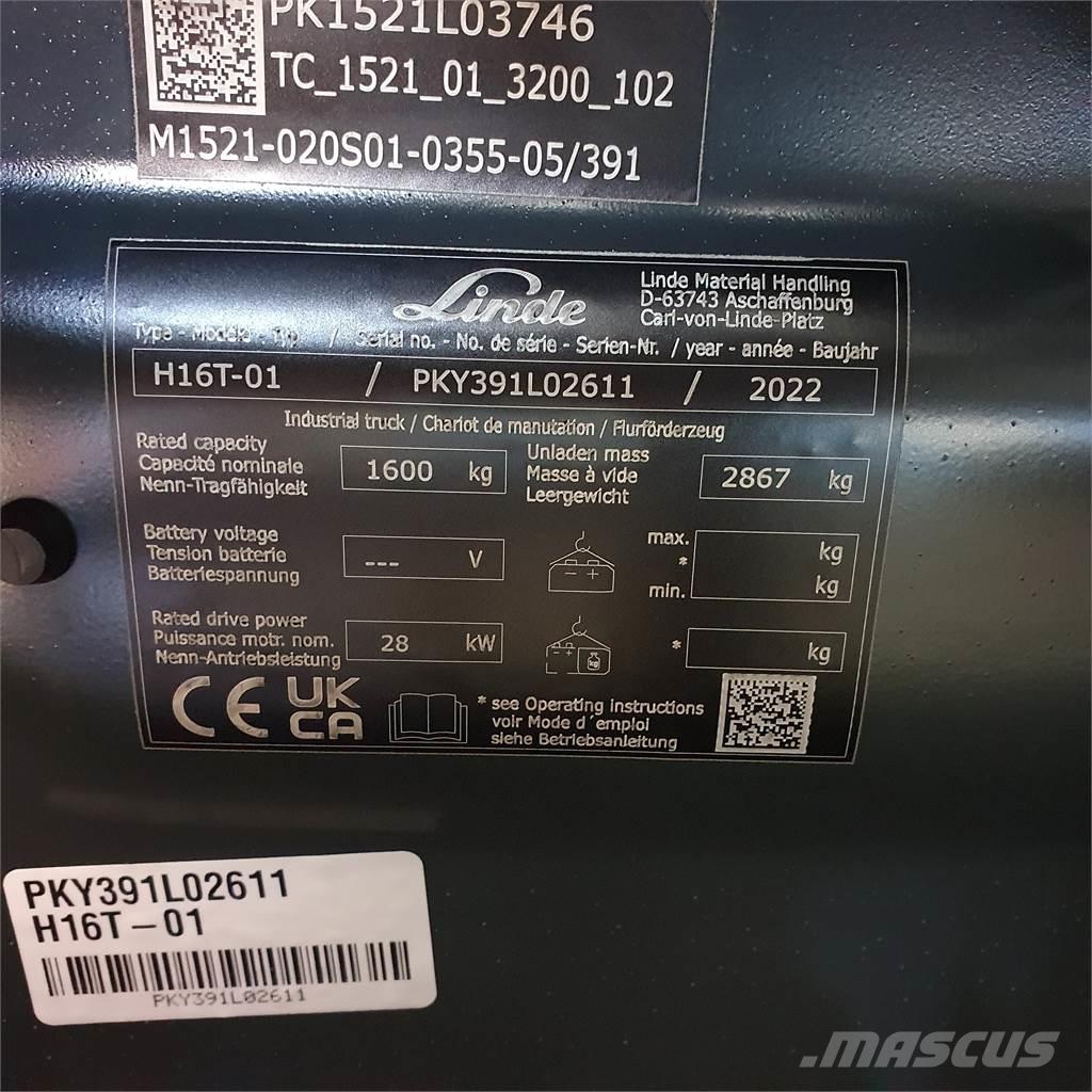 Linde H16T LPG tehnika