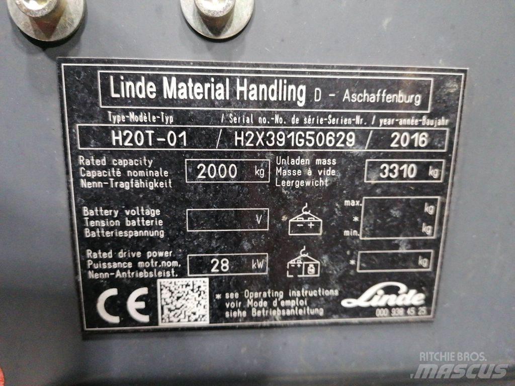 Linde H20T-01 LPG tehnika
