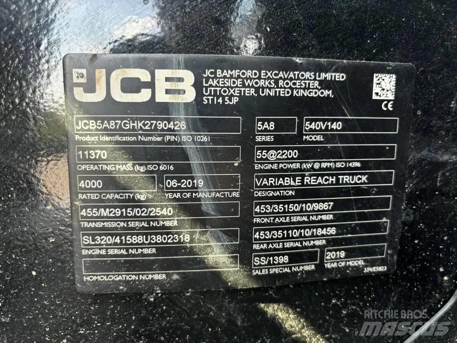 JCB 540-140 Teleskopiskie manipulatori