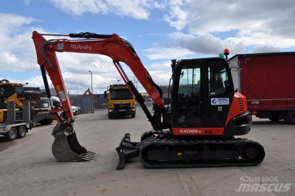 Kubota KX 085-5 Mini ekskavatori < 7 t