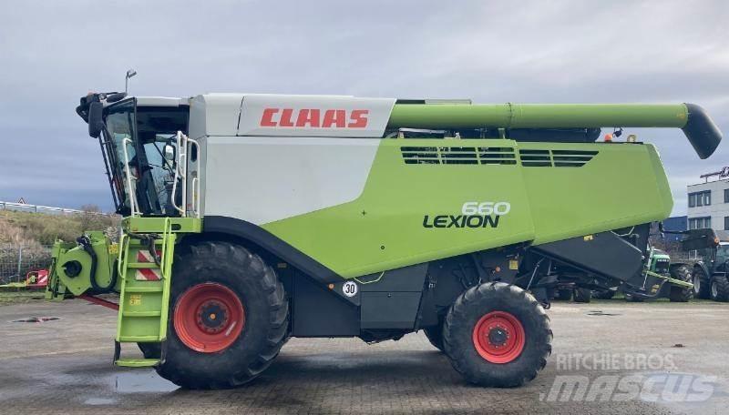 CLAAS LEXION 660 Ražas novākšanas kombaini
