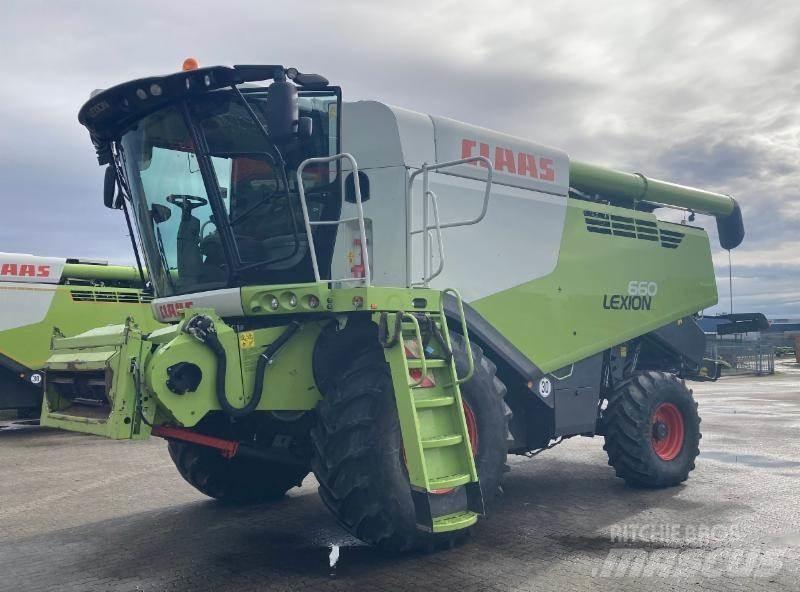 CLAAS LEXION 660 Ražas novākšanas kombaini